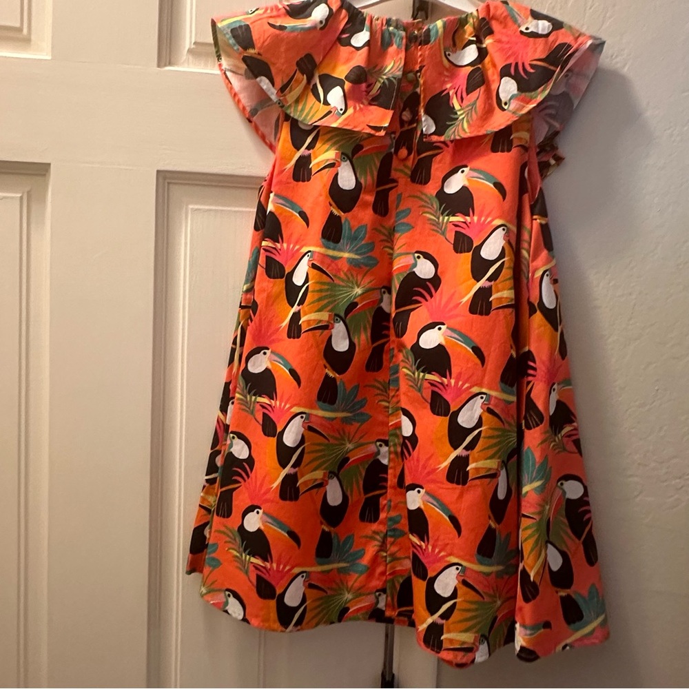 Farm Rio Toucan Dress Size 4T- Mommy Wrap Dress Available - Picture 15 of 16